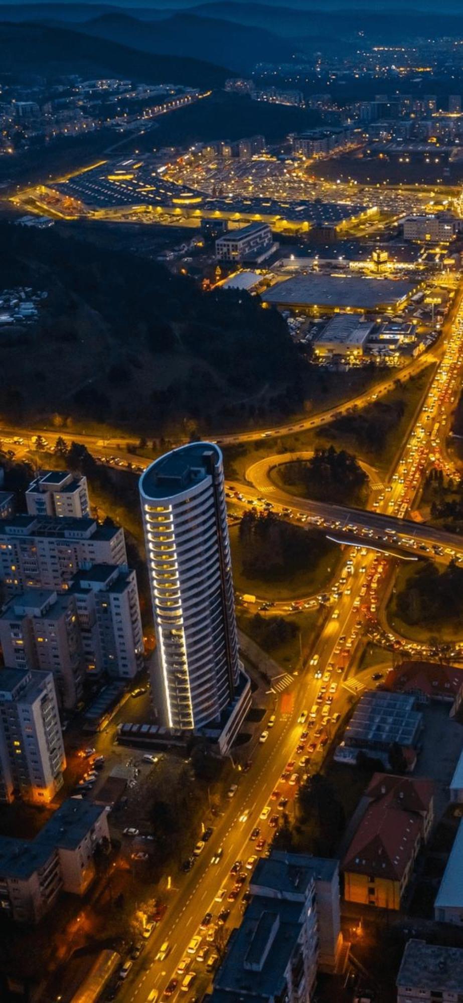 Boudoir Apartment City Tower - 15Th Floor Cluj-Napoca Eksteriør bilde
